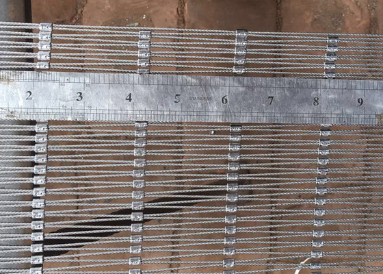 300*300mm Safety Netting Architectural Cable Mesh Anti Corrosive Anti Rust