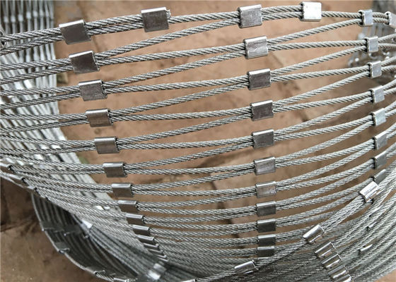 CE Approved Aviary Wire Netting with 20mm to 50mm Mesh Opening and 2.0mm Wire Diameter Stainless Steel Cable Mesh