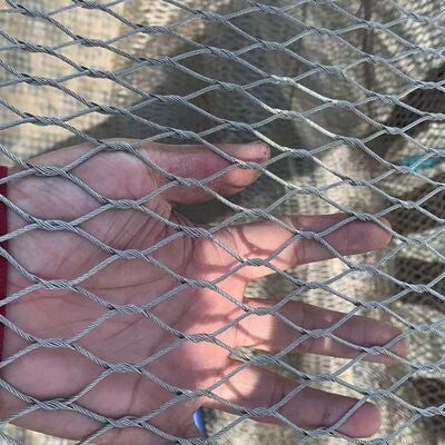 X-Type Stainless Steel Wire  Cable Rope Mesh Balustrade Protective