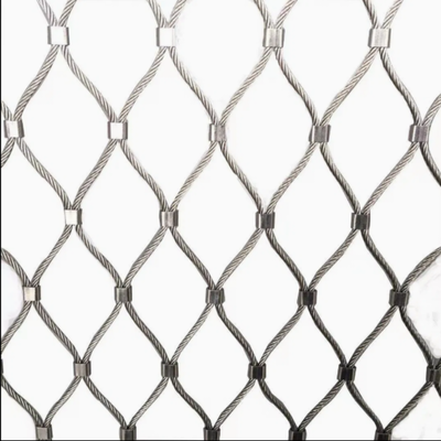 304 Stainless Steel Cable Fence  Mesh For  Fall Protection Bird Drone Zoo Animal Cage