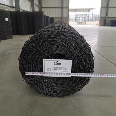 Customized Height Zoo Enclosure Roll Length 30m Strong Protective Fencing for Animal Safety in Zoos and Wildlife Reserves