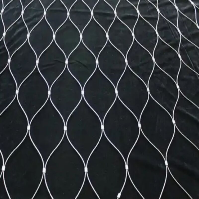 X-Tend 304 316 Stainless Steel Ferrule Rope Mesh For Green Wall Decorative Net