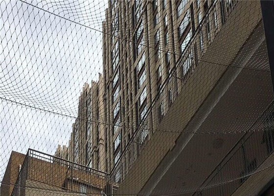 Tensile Tinggi 3.0mm Stainless Steel Cable Netting Perlindungan Arsitektur