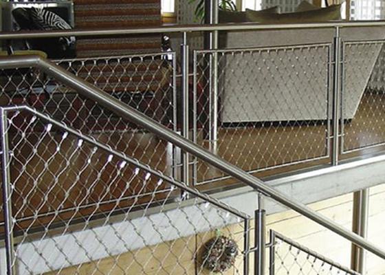 Wire Mesh Arsitektur Tangga 2.0mm, Jaring Kabel Baja