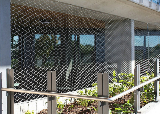 300x300mm Stainless Steel Webnet, Tali Wire Mesh Anti Asam