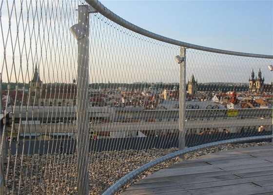2.5mm Wire Mesh Arsitektur, Stainless Rope Mesh