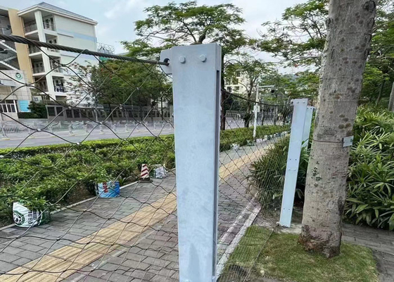 1.2mm Fleksibel Stainless Steel Cable Netting, Wire Mesh Arsitektur Pagar Taman