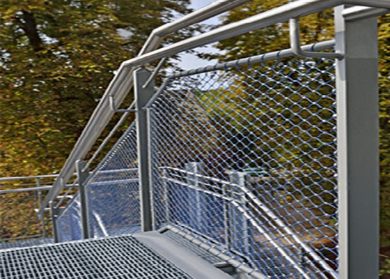 Railing Tangga Stainless Steel Cable Netting Ferrule Type