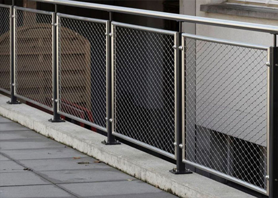 7*19 4.0mm Arsitektur Wire Mesh, Fleksibel Stainless Steel Cable Mesh