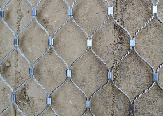 Kabel Jaring Tali Kawat Fleksibel Jaring Web Untuk Balustrade Atau Railing Sus 316 2.5mm