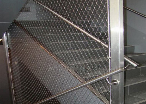 Jaring Kabel Stainless Steel Sus 316 Anti Alkali yang Dapat Disesuaikan