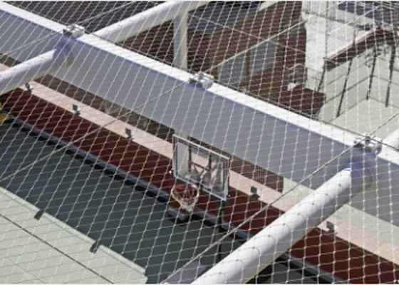 Stainless Steel Balustrade Cable Mesh netting Anti Acid 25*25mm hole