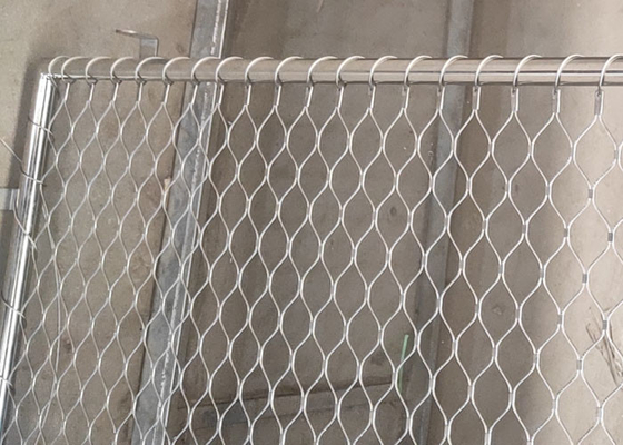 Rangka Stainless Steel Tidak Berkarat X Tend Cable Mesh Untuk Pagar Kawat 2.0Mm