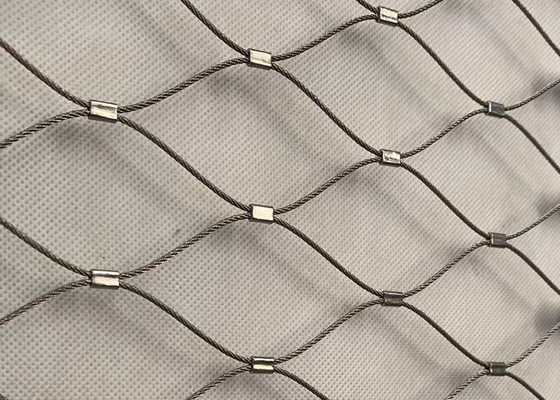 Disesuaikan Tali Arsitektur Mesh 316 Inox Stainless Steel Cable Mesh SUS316