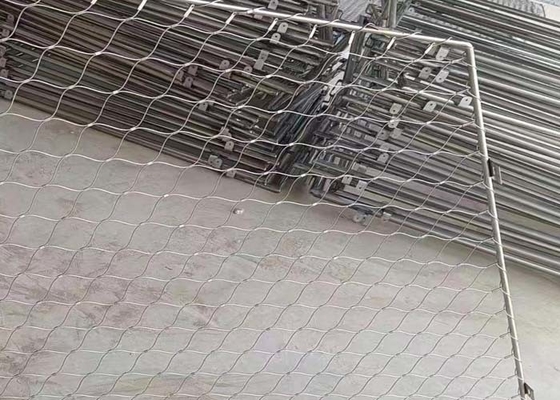 Suspended Safety Tali Jaring Stainless Steel Fleksibilitas Dan Sangat Baik