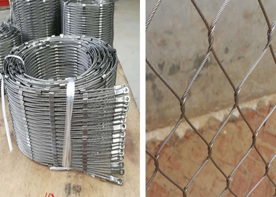 Jaring Kabel Tali Stainless Steel Fleksibel Untuk Jaring Pengaman