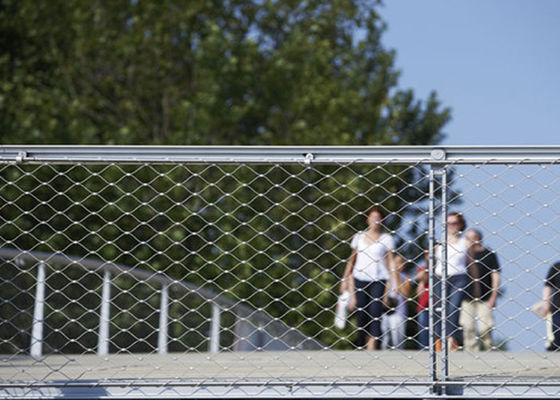 2.0mm Stainless Steel Balustrade Kabel Mesh 7x7 80x138mm