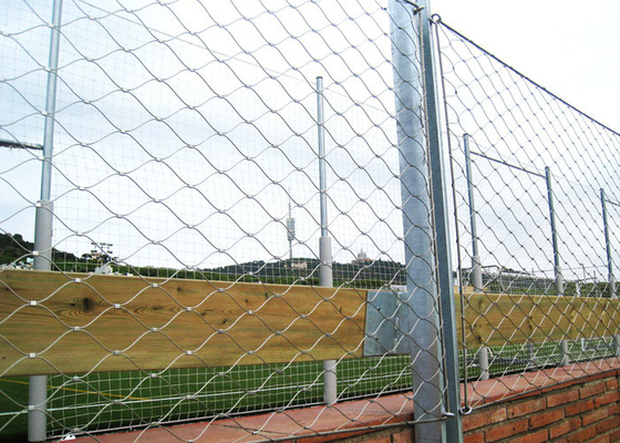 7 X7 Balustrade Kabel Mesh, stainless steel Wire Rope Net disesuaikan