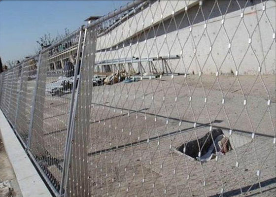 Customized Balustrade Cable Mesh Anti Korosif Anti karat
