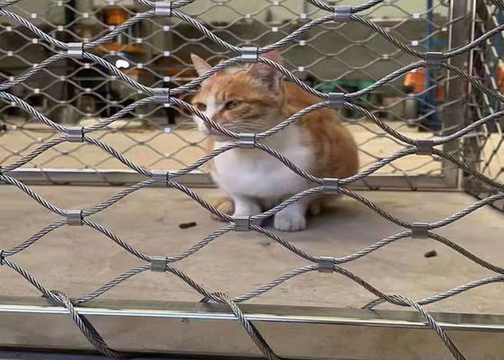 Polishing 1.2mm stainless steel Wire Rope Mesh Anti rust Fleksibel