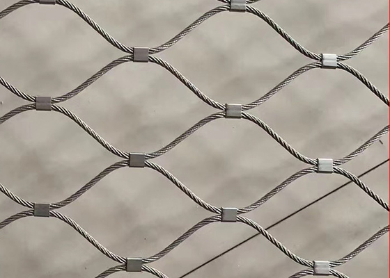 304 F Stainless Steel Wire Rope Zoo Wire Mesh Untuk Hewan