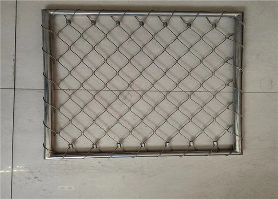 Stainless Steel Knotted Poultry Netting Kebun Binatang Animal Tali Mesh