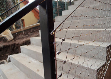 AISI316 Balustrade Cable Mesh, Kabel Stainless Steel Flexible 1,5 Mm Mesh