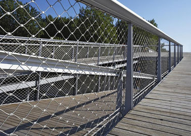 X-tend Dekoratif Wire Rope Mesh Pagar Stainless Steel 2.0mm