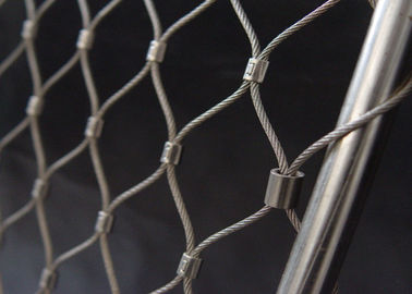 Balustrade Decor Flexible Wire Netting AISI 316 Ultrasonic Bath Finished