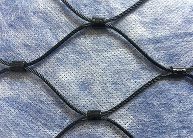AISI 316 Tali Stainless Steel Fleksibel Wire Mesh Rust Resistant CE Disetujui