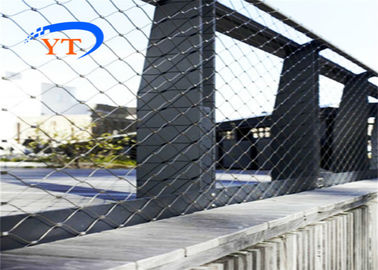 Kabel Rope Balustrade Mesh Ferrule AISI 316L Bahan Stainless Steel
