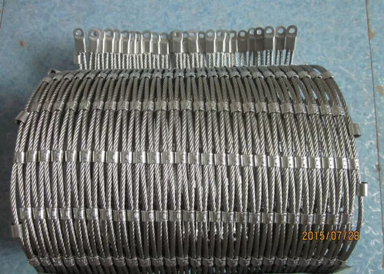 AISI316 Ferruled Stainless Steel Tali Mesh Rust Resistant For Architecture