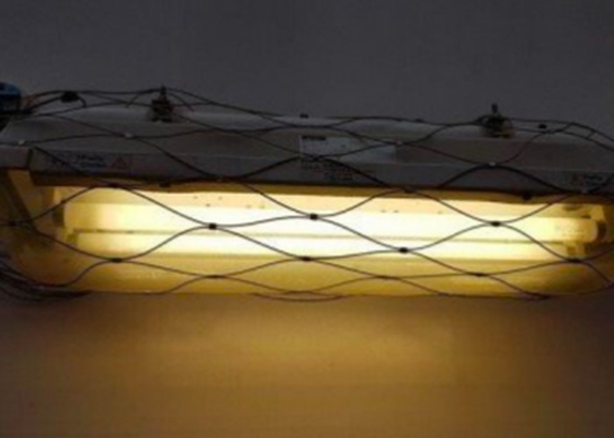316 Stainless Steel Wire Rope Mesh Objek Terjatuh Pencegahan Jaringan Keamanan