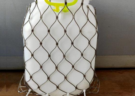Lampu Alarm Suara Dan Cahaya Anti Pencurian Metal Mesh Tas Pelindung Balustrade Kabel Mesh