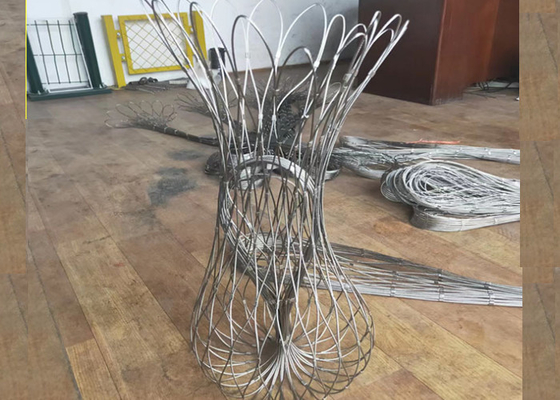 304 Balustrade Kabel Mesh Pelindung Baja Ringan Anti Pencurian Wire Rope Mesh Bag