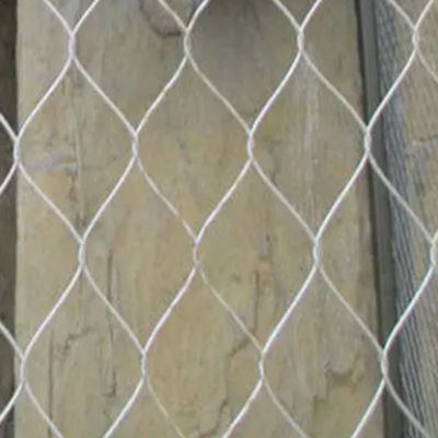 Ss 316 Stainless Steel Wire Rope Ferrule Mesh Netting Untuk Balustrade