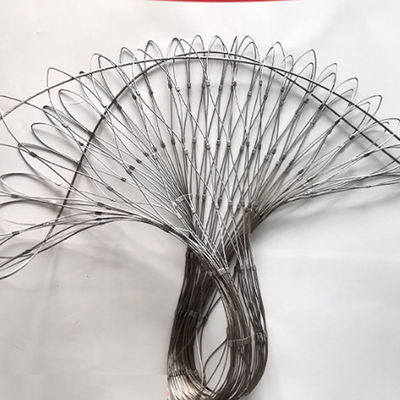 Anti-pencurian Mesh Tas Rope Mesh stainless steel untuk lampu sorot safety net