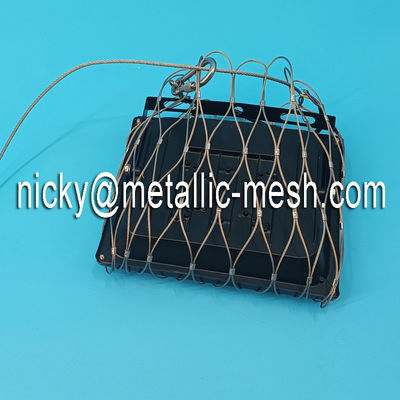 SS 316 Kabel Jaringan Keamanan Anti Drop Pencegahan Jaringan Untuk Lampu / Kamera / Speaker