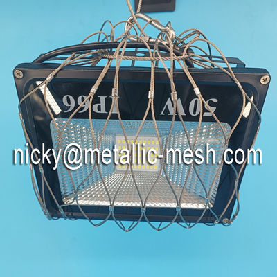 1.5mm fleksibel stainless steel tali jaring tas anti pencurian