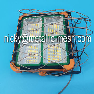 80mm Flexible Light Drop Anti Safety Net Stainless Steel Rope Net Bag