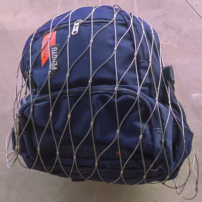 Kantong Mesh Kabel Keamanan Baja Rinsing Untuk Perlindungan Jatuh Speaker Drop