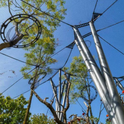 Tali kawat stainless steel kebun binatang kandang burung aviary ferrule jaring