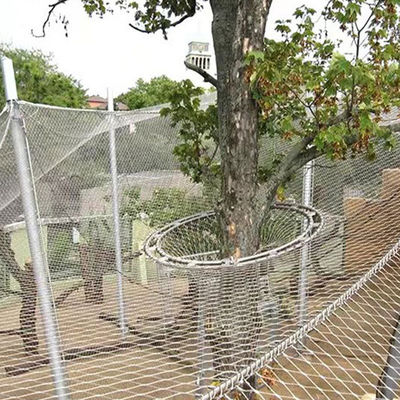 Fleksibel stainless steel tali jaring / kawat tali jaring untuk aviary burung
