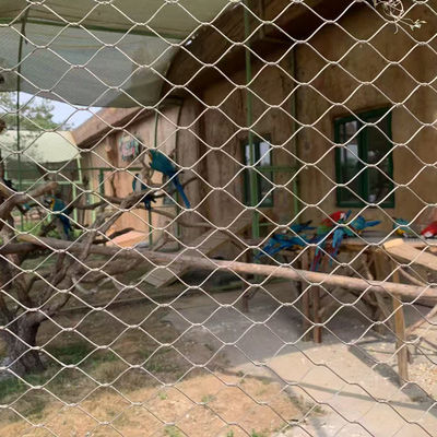 304 316L stainless steel mesh jaring aviary jaring kebun binatang kawat tali jaring