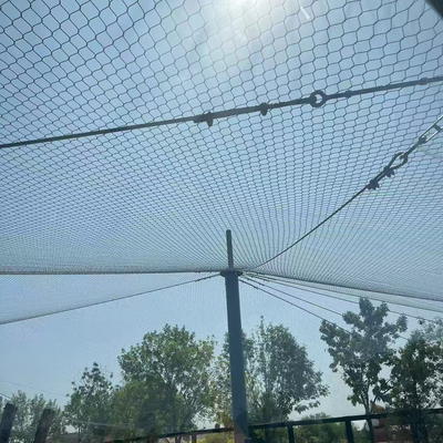 50mm stainless steel Wire Rope Mesh untuk Zoo Aviary Netting - 304/316 Kelas
