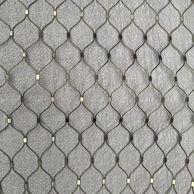 Jaringan tali kawat stainless steel untuk perlindungan anti jatuh - Diameter kabel 2,0mm