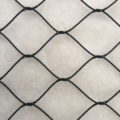 Pagar Kebun Anyaman Tali Kawat Baja Tahan Karat 316L Oksida Hitam