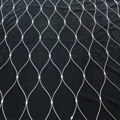 X-Tend 304 316 Stainless Steel Ferrule Rope Mesh Untuk Green Wall Dekoratif Net