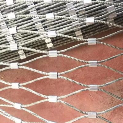 Kawat Jaring Tali Stainless Steel untuk Kandang Burung untuk Pagar Keamanan Kebun Binatang