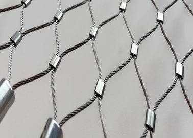 60x60mm SS316 Fleksibel Inox Wire Mesh Untuk Pagar Bersih